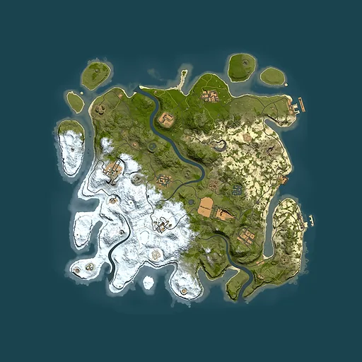 Rust map seed 116597914, 3750x3750m top-down preview