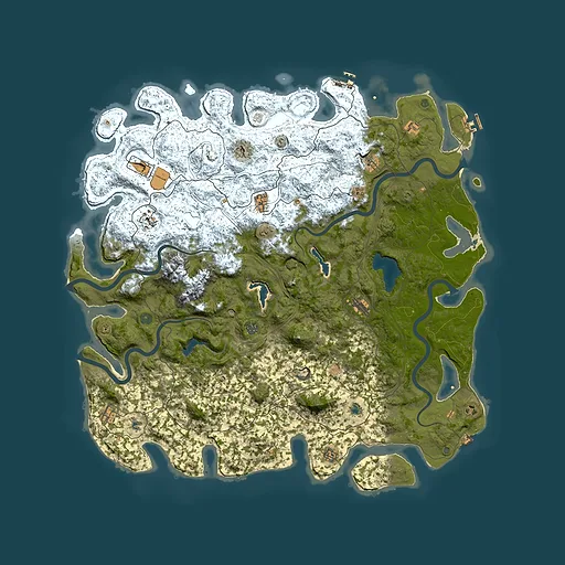 Rust map seed 1779751230, 5600x5600m top-down preview
