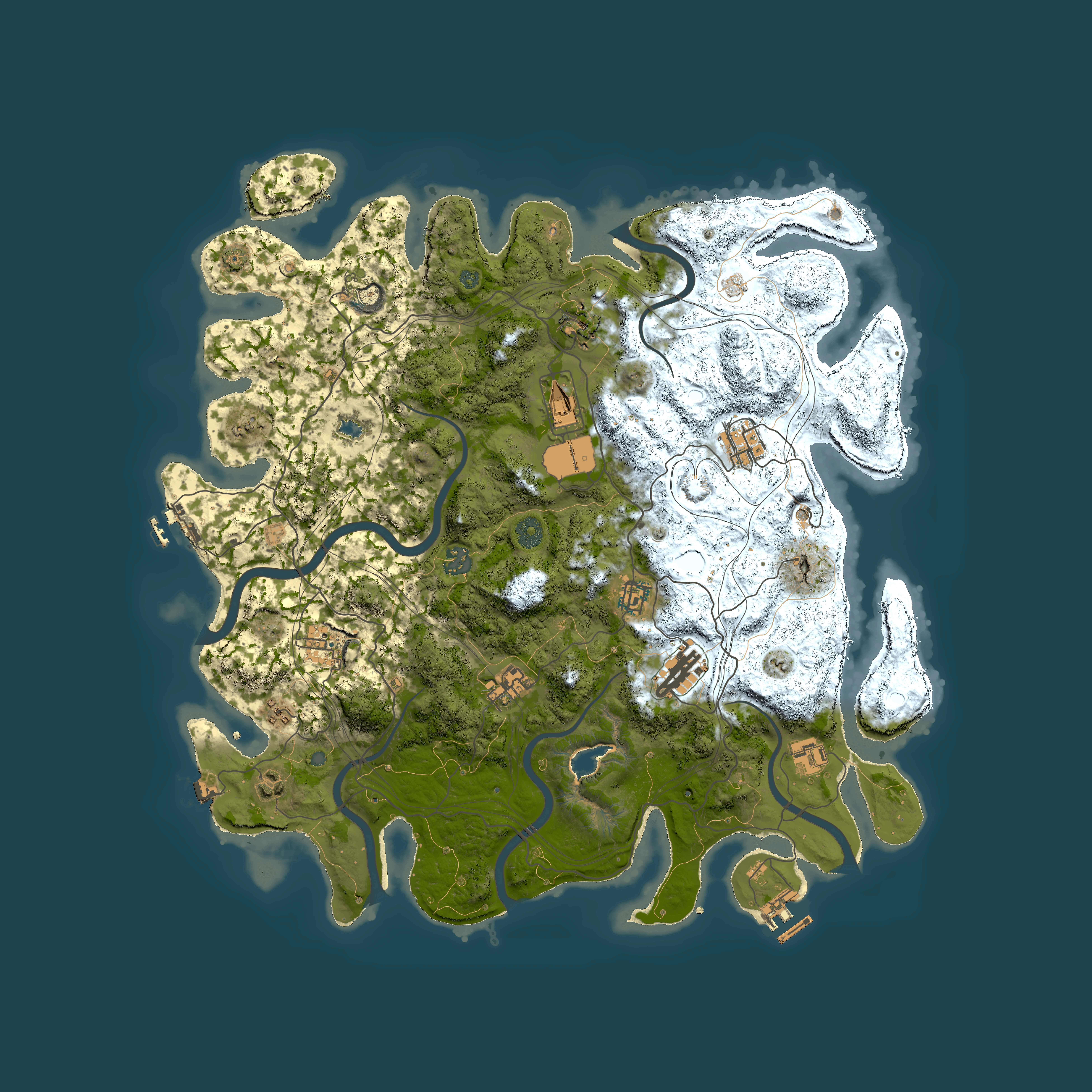 Full top-down render of Rust map seed 2083115434, 4350x4350m