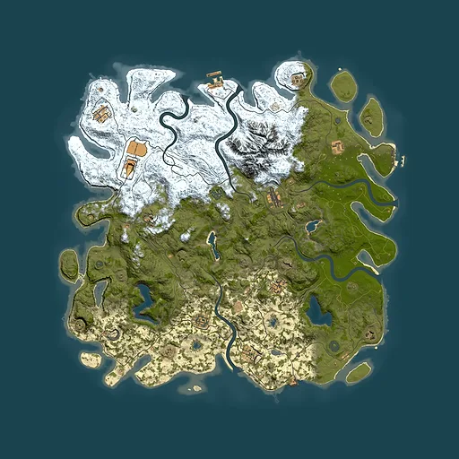 Rust map seed 1183949447, 5050x5050m top-down preview