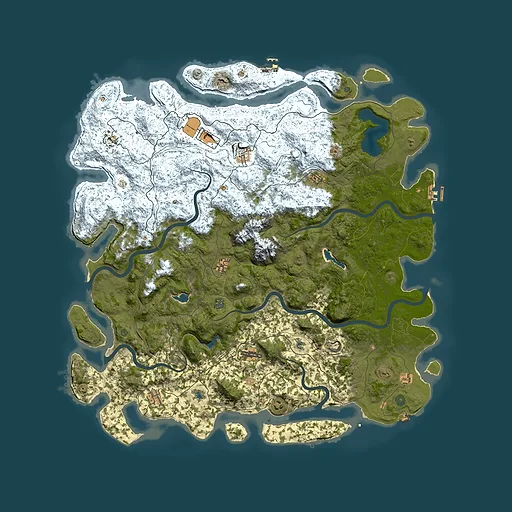 Rust map seed 1950864554, 5750x5750m top-down preview