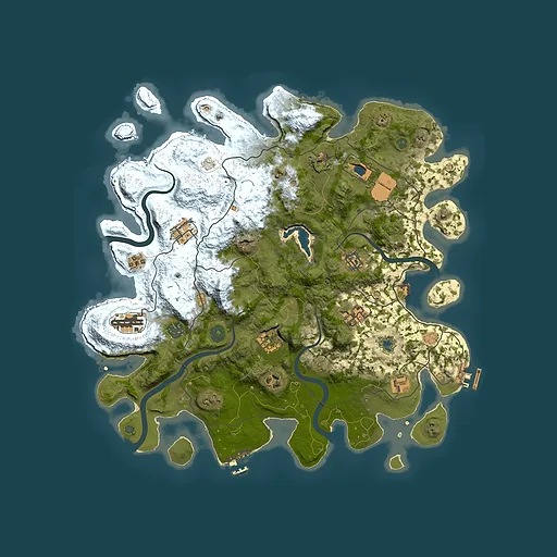 Rust map seed 452770600, 4050x4050m top-down preview