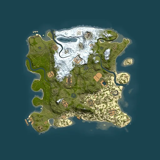 Rust map seed 569292392, 3700x3700m top-down preview