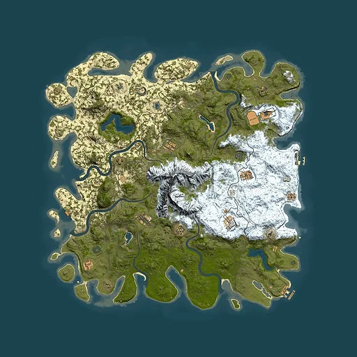 Rust map seed 1088887506, 5400x5400m top-down preview