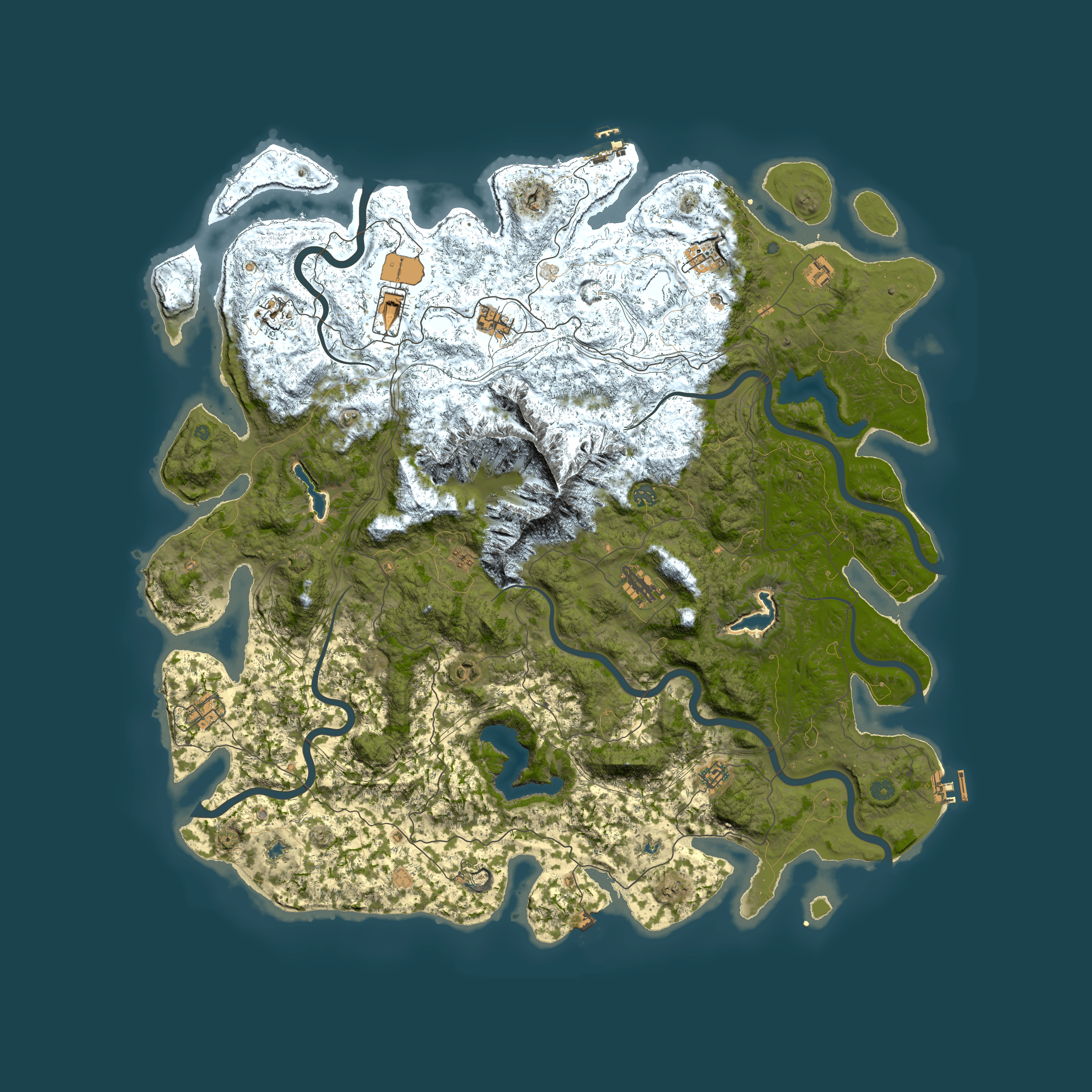 Full top-down render of Rust map seed 795880033, 5650x5650m