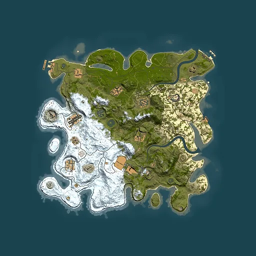Rust map seed 1179249986, 3900x3900m top-down preview