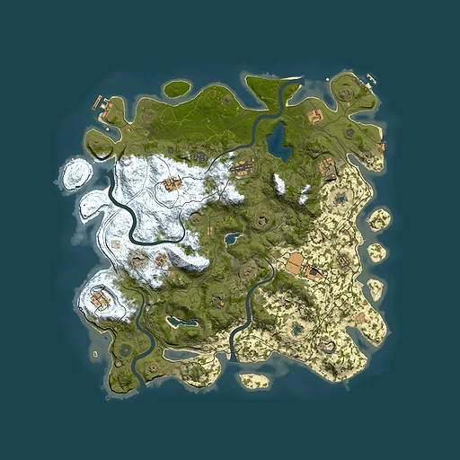 Rust map seed 1329780020, 4550x4550m top-down preview