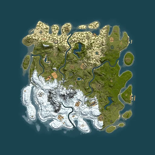 Rust map seed 1271263139, 5000x5000m top-down preview