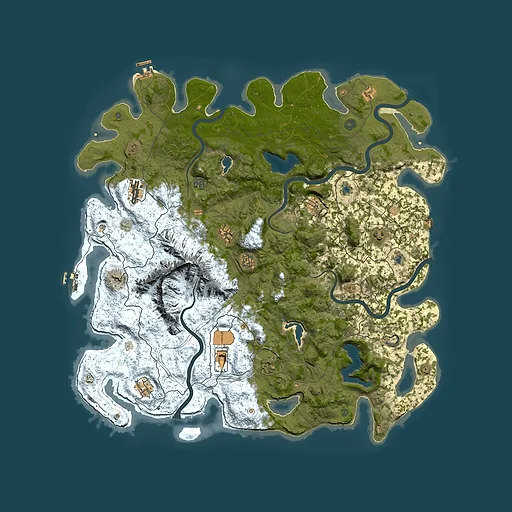 Rust map seed 980253090, 5250x5250m top-down preview
