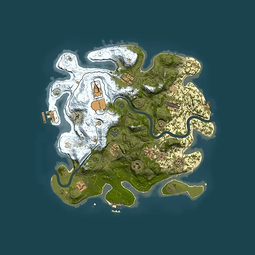 Rust map seed 420563071, 3550x3550m top-down preview