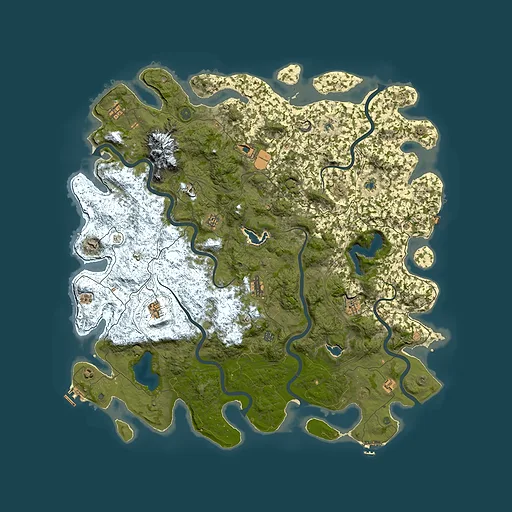 Rust map seed 2074899991, 5650x5650m top-down preview
