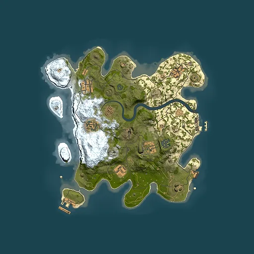 Rust map seed 1267797294, 3000x3000m top-down preview