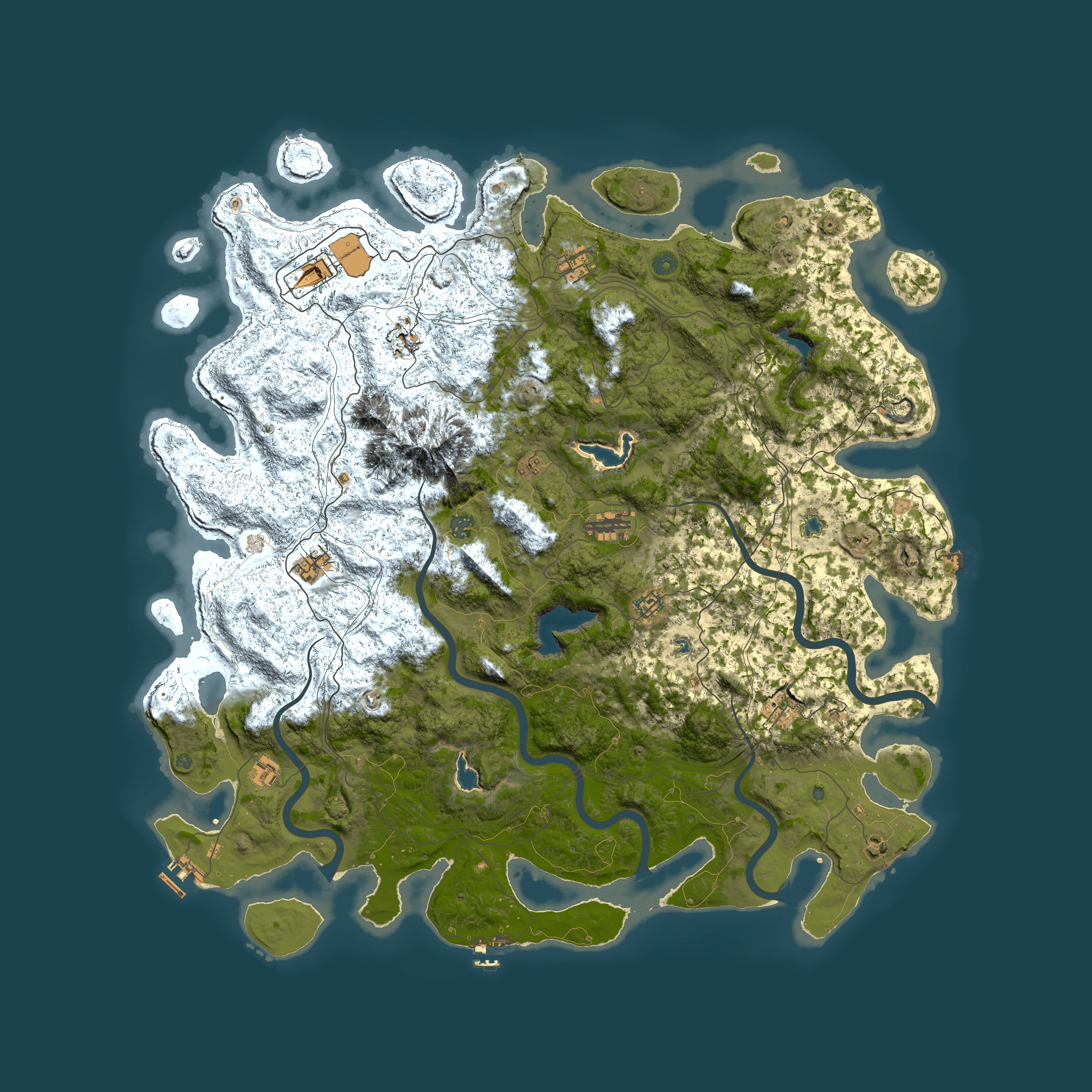 Full top-down render of Rust map seed 452887326, 5450x5450m