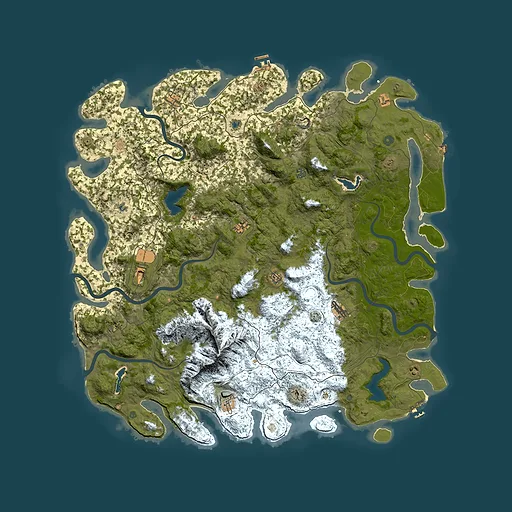 Rust map seed 1949869850, 5900x5900m top-down preview