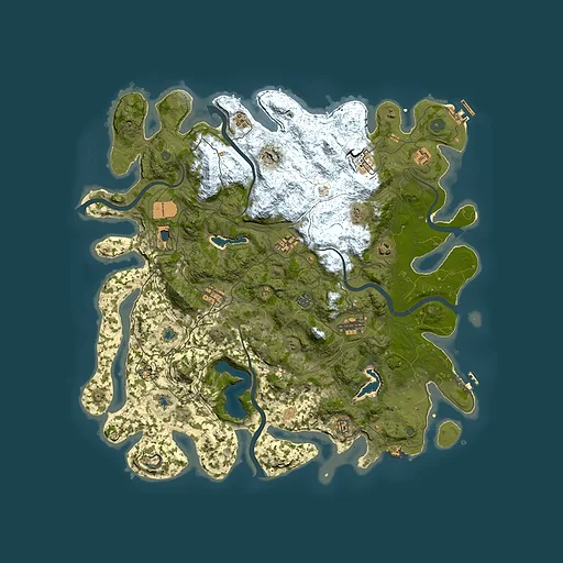Rust map seed 1946200436, 4700x4700m top-down preview