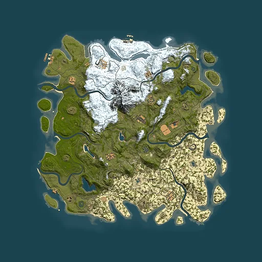 Rust map seed 177578887, 5100x5100m top-down preview