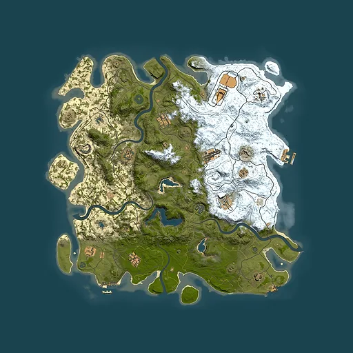 Rust map seed 758493920, 4600x4600m top-down preview