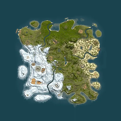 Rust map seed 184412488, 4400x4400m top-down preview
