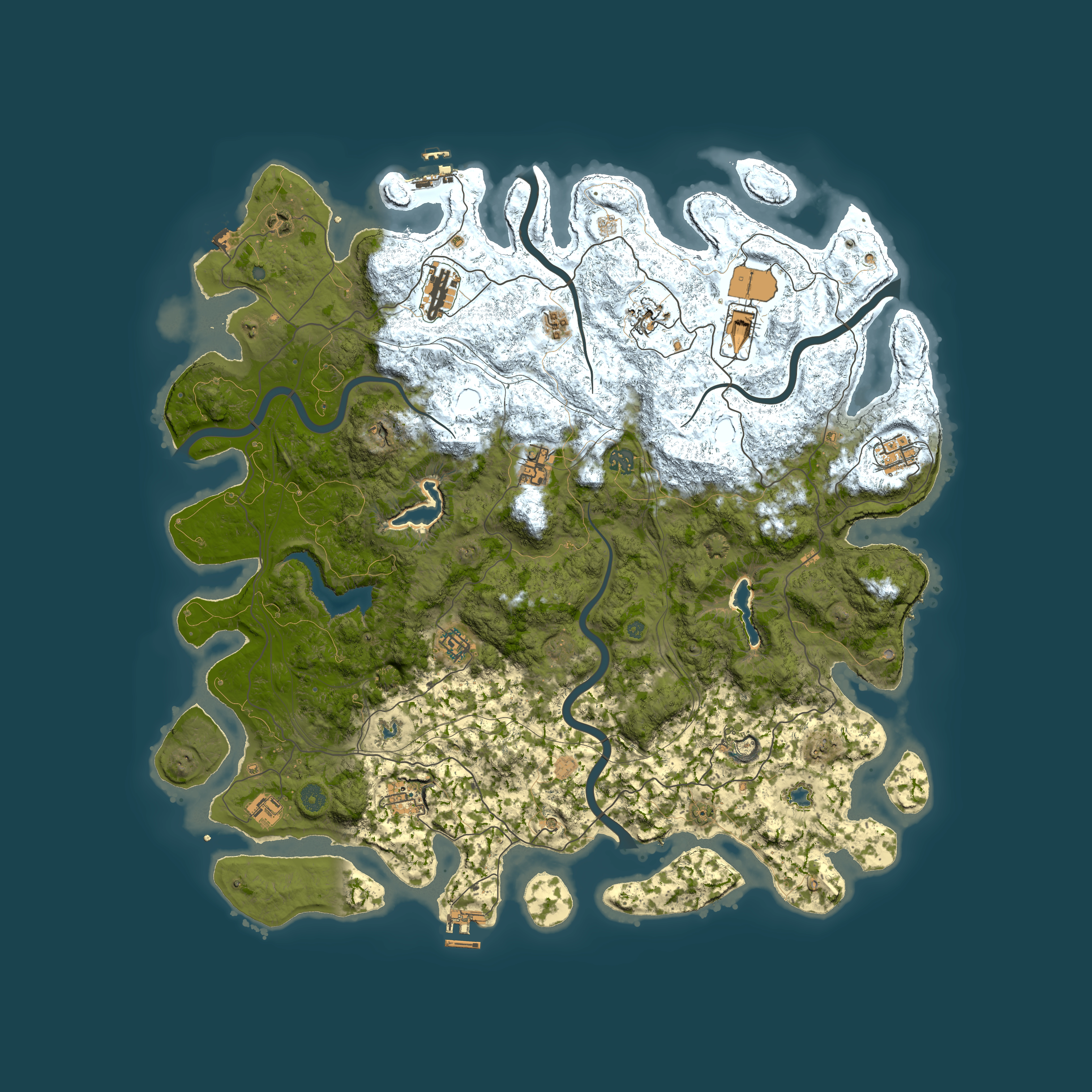 Full top-down render of Rust map seed 484588019, 4950x4950m