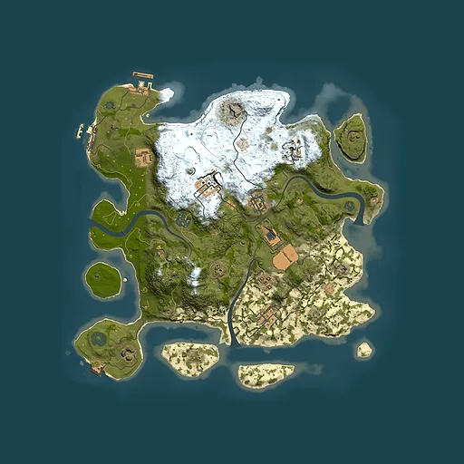 Rust map seed 480480546, 3550x3550m top-down preview