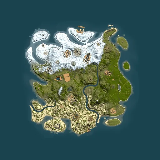 Rust map seed 1226674836, 3750x3750m top-down preview