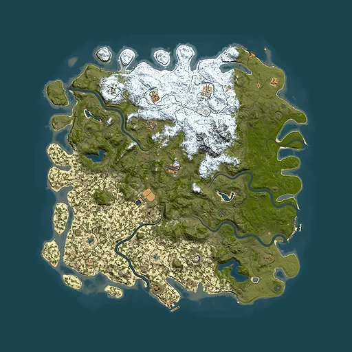 Rust map seed 1584114903, 5850x5850m top-down preview