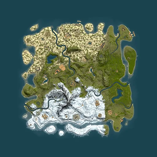 Rust map seed 63394026, 5050x5050m top-down preview