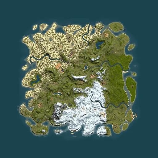 Rust map seed 1931176061, 5550x5550m top-down preview