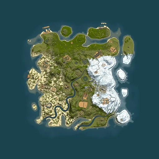 Rust map seed 55000171, 3700x3700m top-down preview