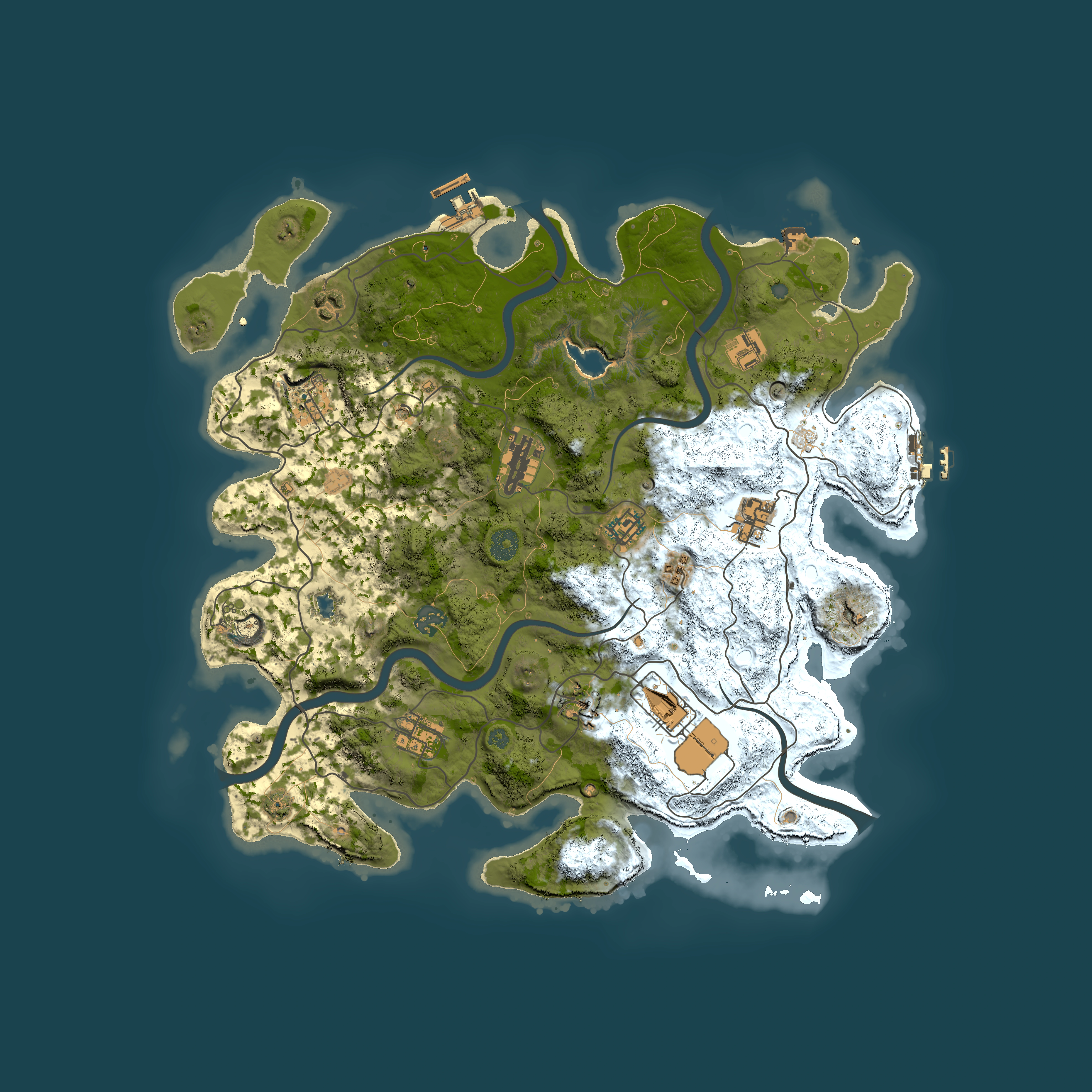 Full top-down render of Rust map seed 389903936, 4100x4100m