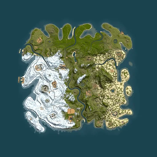 Rust map seed 187194941, 4350x4350m top-down preview