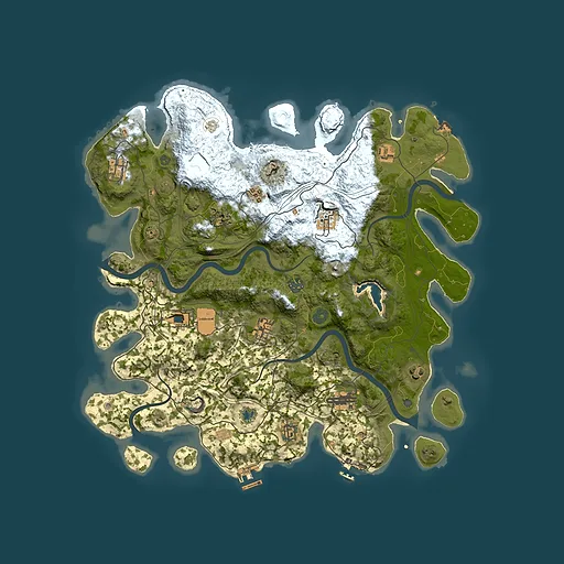 Rust map seed 942107967, 4250x4250m top-down preview