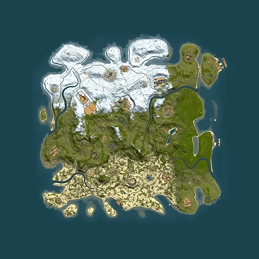 Rust map seed 749730269, 4350x4350m top-down preview