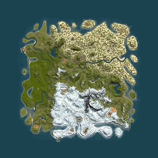 Rust map seed 142800571, 5600x5600m top-down preview