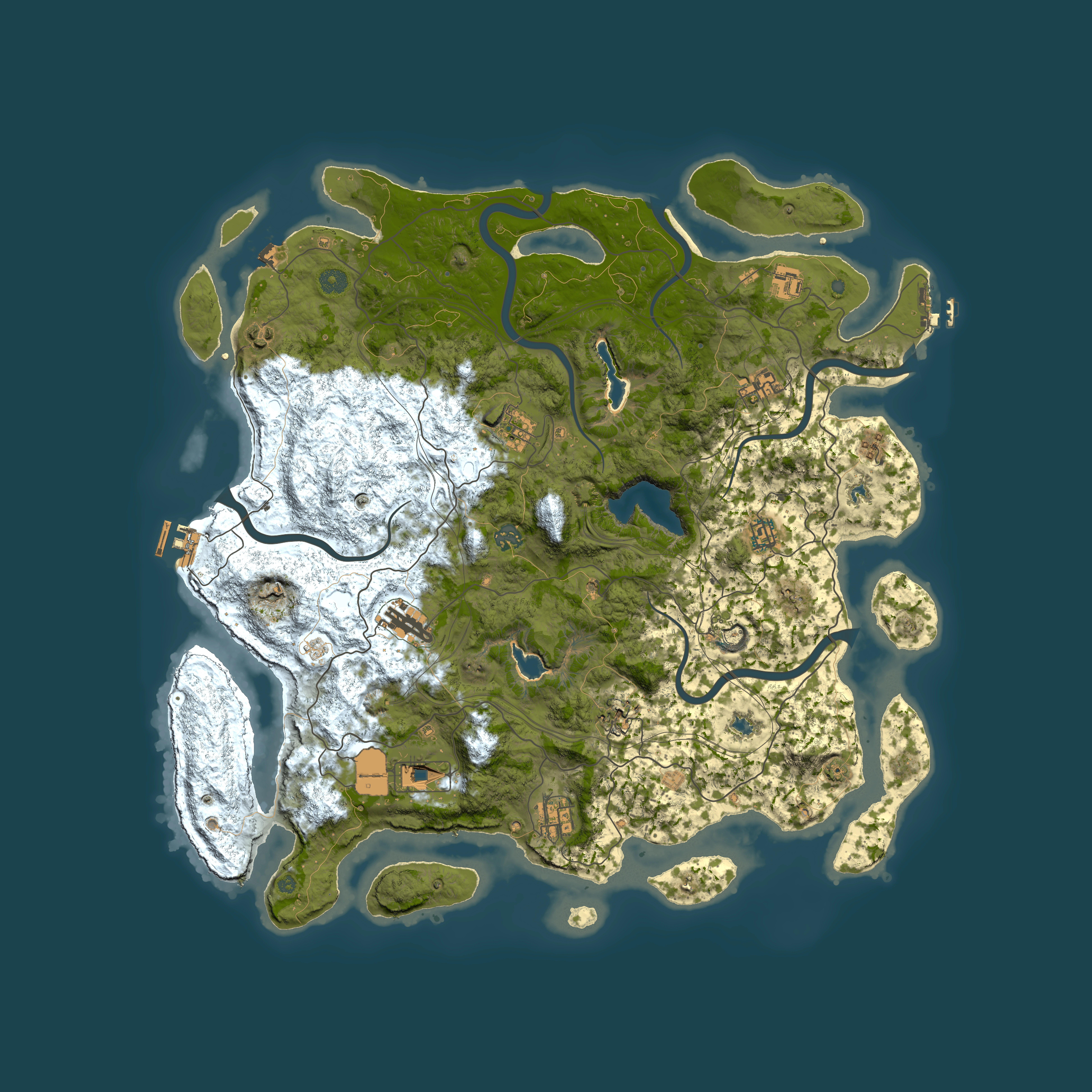 Full top-down render of Rust map seed 1629253525, 4750x4750m