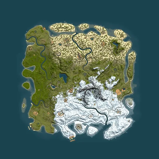 Rust map seed 932650638, 5400x5400m top-down preview