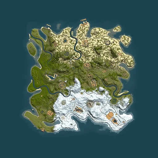 Rust map seed 1092236787, 4300x4300m top-down preview