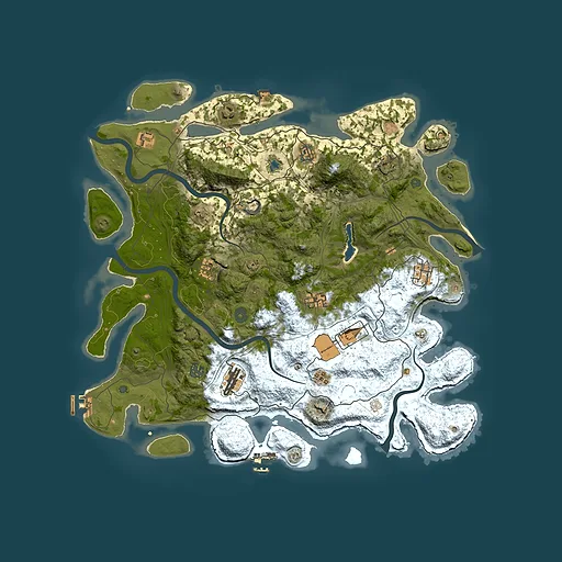 Rust map seed 808201667, 4400x4400m top-down preview