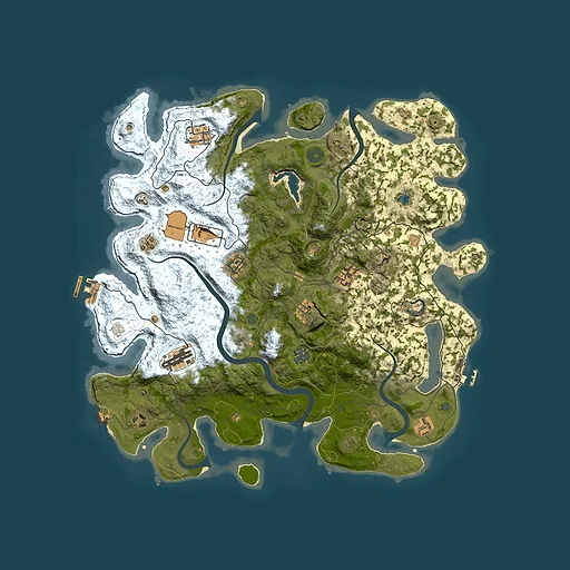 Rust map seed 982605277, 4100x4100m top-down preview