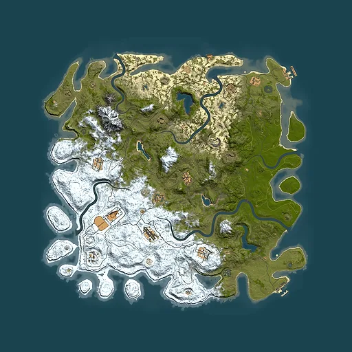 Rust map seed 1863946857, 5200x5200m top-down preview