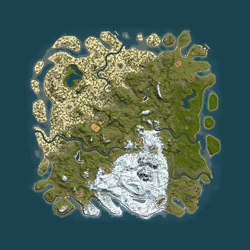 Rust map seed 1679529841, 5950x5950m top-down preview