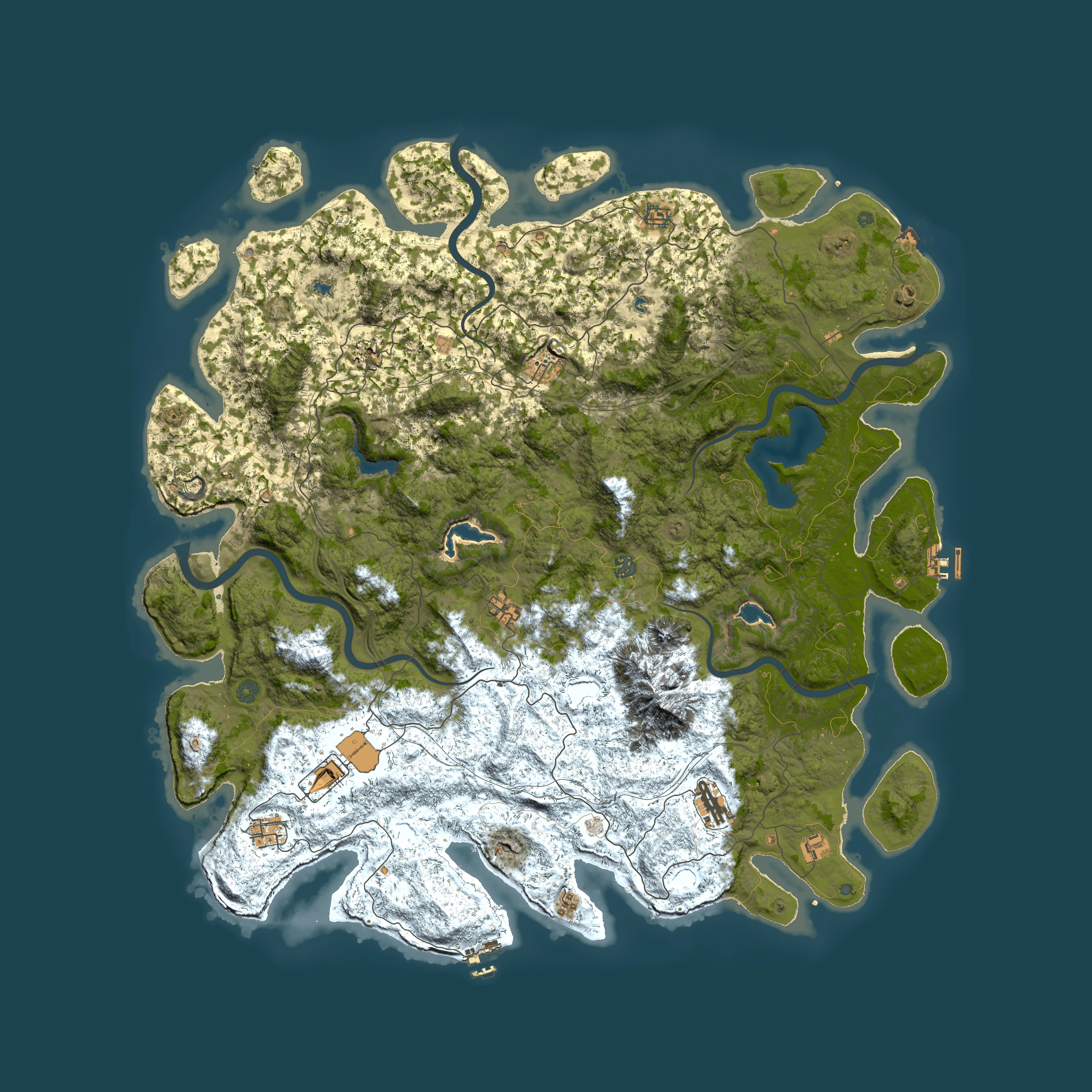 Full top-down render of Rust map seed 868838302, 5600x5600m