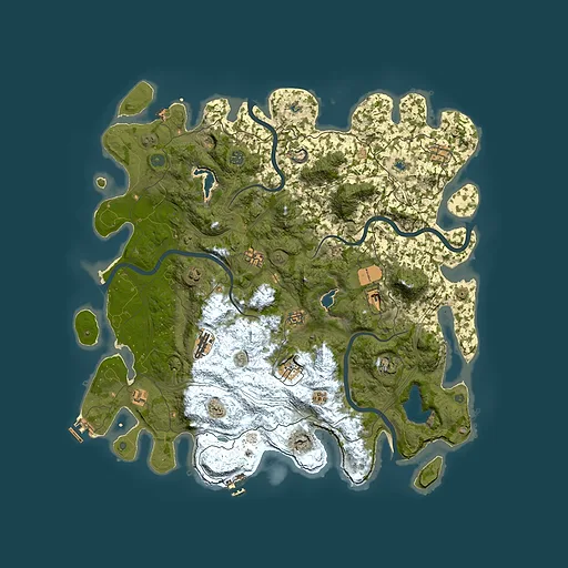 Rust map seed 1920232737, 4900x4900m top-down preview