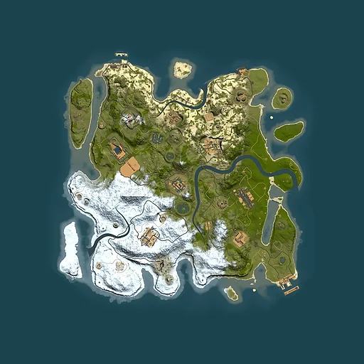 Rust map seed 200026279, 3550x3550m top-down preview