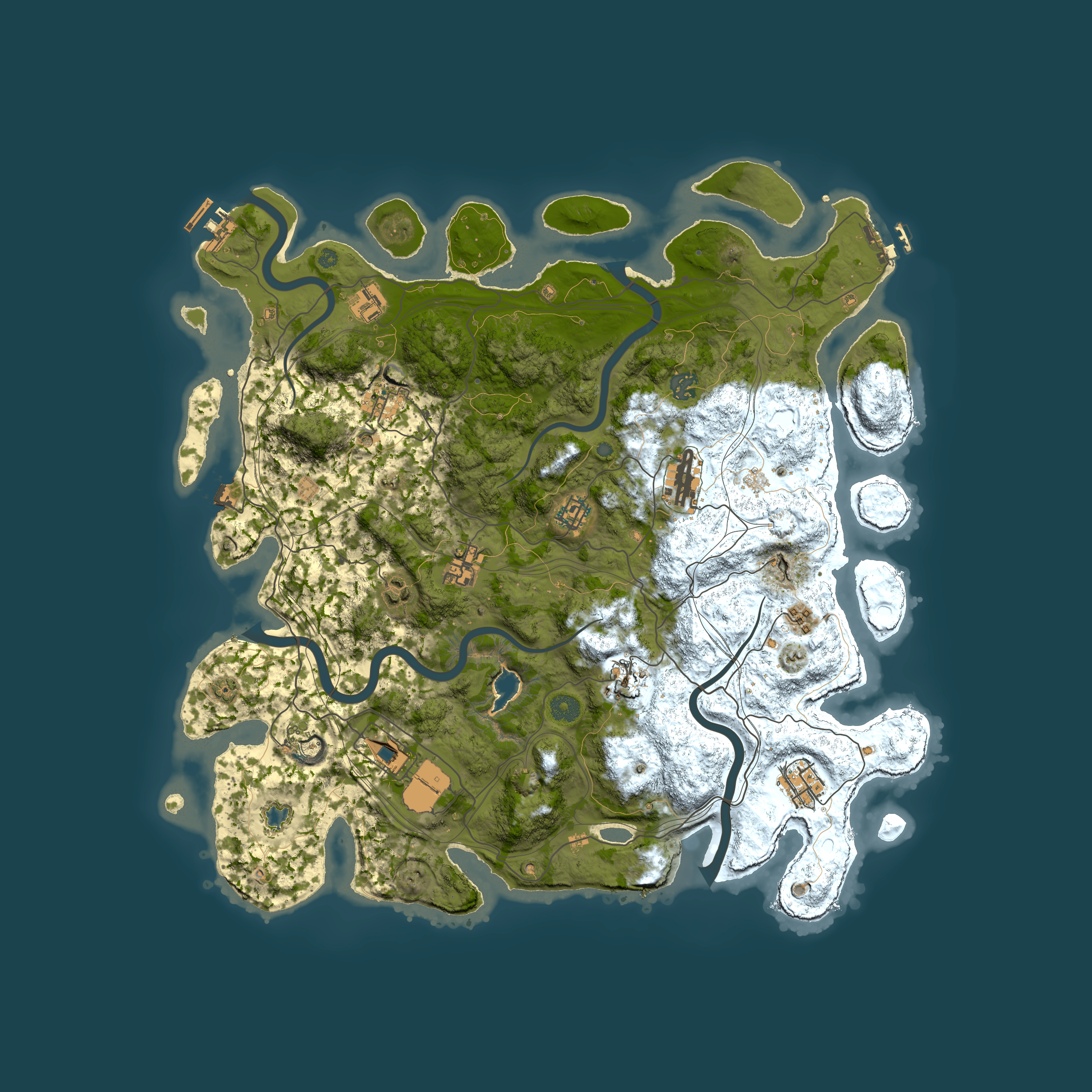 Full top-down render of Rust map seed 1935266297, 4450x4450m