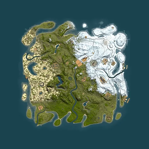 Rust map seed 1569603207, 4500x4500m top-down preview
