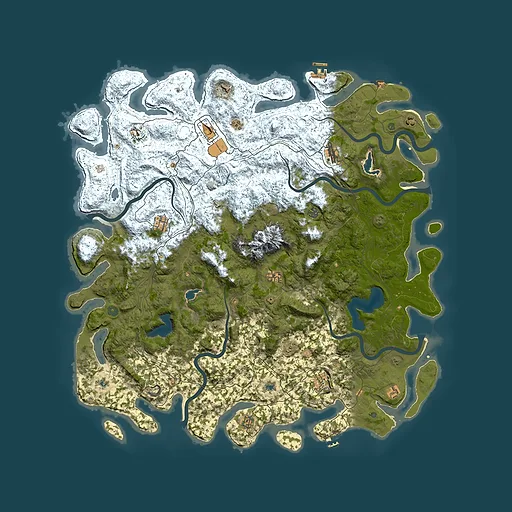 Rust map seed 737665459, 5750x5750m top-down preview
