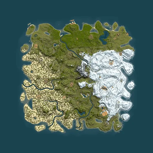 Rust map seed 1932440284, 5900x5900m top-down preview