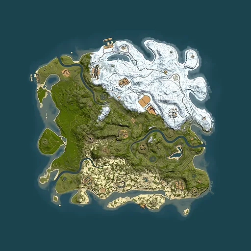 Rust map seed 1729800921, 4400x4400m top-down preview