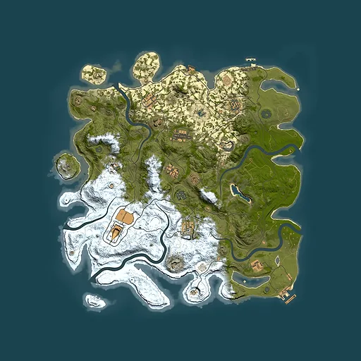Rust map seed 1875700267, 4400x4400m top-down preview